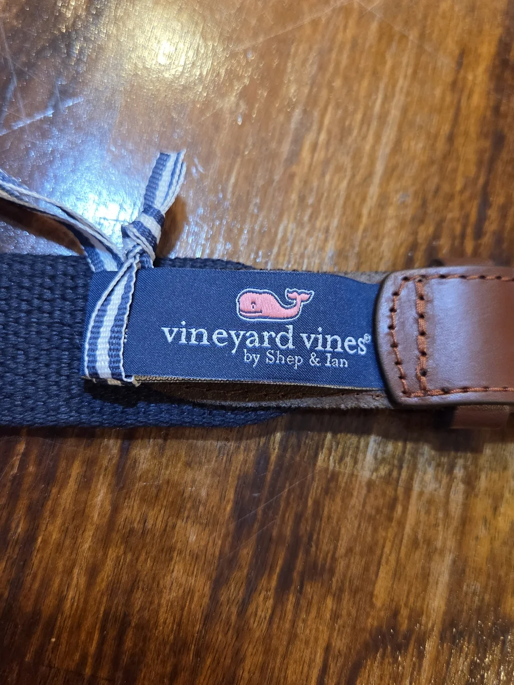 NWT Vineyard Vines Boy's Micro Whale Classic Canvas Club Belt SZ XL Preppy